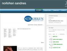 Tablet Screenshot of norkirken.com